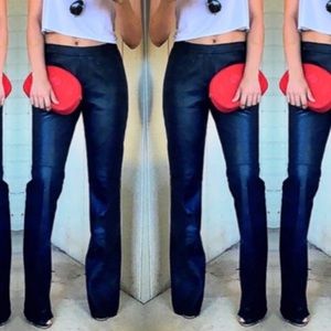 HUGO BUSCATI super soft black leather pants